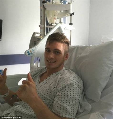 Nick Blackwell Gives Thumbs Up As He Recovers From Coma After Defeat By Chris Eubank Jnr Daily