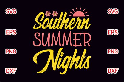 Southern Summer Nights Graphic By Jennifer Art · Creative Fabrica