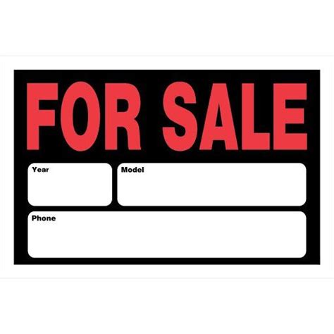 For Sale Sign Template ~ Addictionary