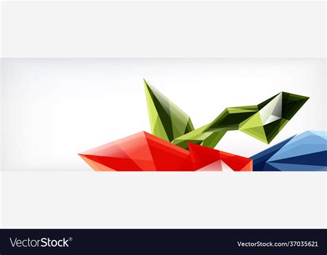 3d Triangles And Pyramids Abstract Royalty Free Vector Image