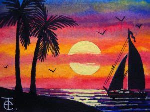 Lukisan pemandangan tepi pantai sekolah rendah cikimm com. Lukisan Pemandangan yang Mudah Ditiru - Jual Poster di ...