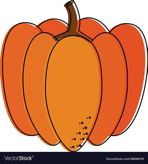 Isolated Pumpkin Design Royalty Free Vector Image