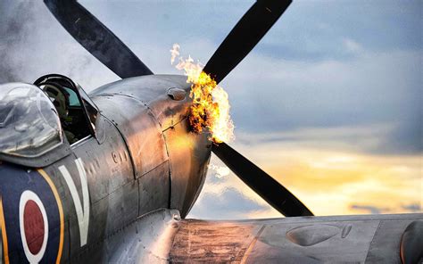Airplane Plane Fire Flame Military Wallpapers Hd Desktop And