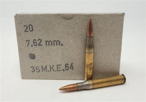 Military Surplus 762x25mm Tokarev Ammunition 85 Grain Full Metal