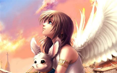 Cute Angel Anime 2371295 Hd Wallpaper And Backgrounds Download