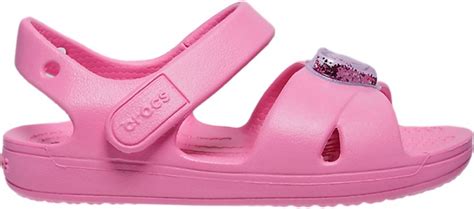 Crocs Classic Cross Strap Charm T Sandal 206947 C11 Eu 28 29 Pink