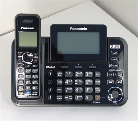 Panasonic cordless phone are supplied from the leading brands, which guarantees top quality products that meet their purposes perfectly. Panasonic KX-TG9541 Cordless Phone with Link-to-Cell ...