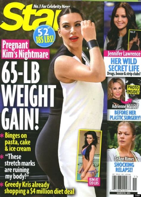 Kim Kardashian Pregnancy Weight Gain April 2022