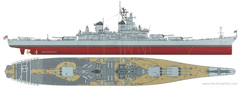 The Blueprints Ships Ships Us Uss Bb 62