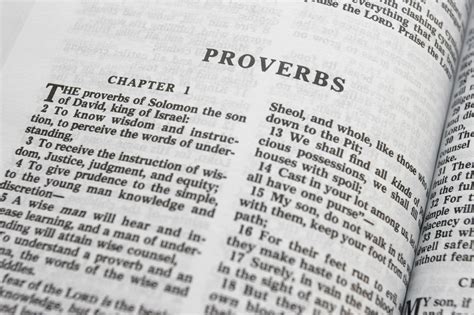 Avoid evil, is taught by wisdom, hates evil, loves good. What the Book of Proverbs Has to Say About the Current Age ...