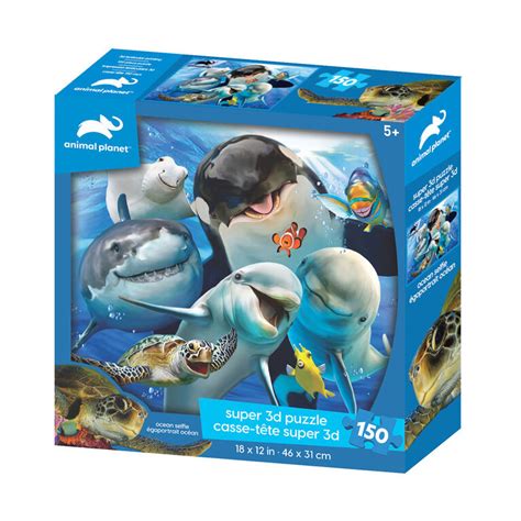 Animal Planet Ocean Selfie 150 Piece 3d Puzzle R Exclusive Toys
