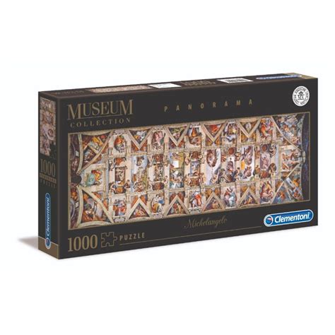 Featuring michelangelo's work on the ceiling of the sistine chapel, this jigsaw puzzle has 1,000 pieces. Clementoni Puzzle 1000 Piece Panorama Michelangelo The ...