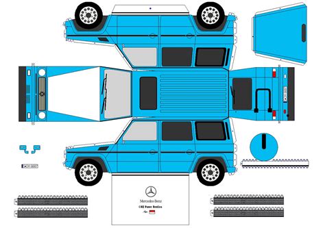 SP Papel Modelismo PaperCraft Mercedes Benz G