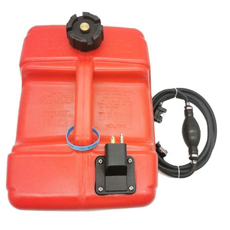 Buy 3 Gallon Portable Boat Outboard Motor Fuel Tank With 38 Hose Pump