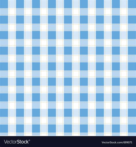 Seamless Blue Plaid Pattern Royalty Free Vector Image