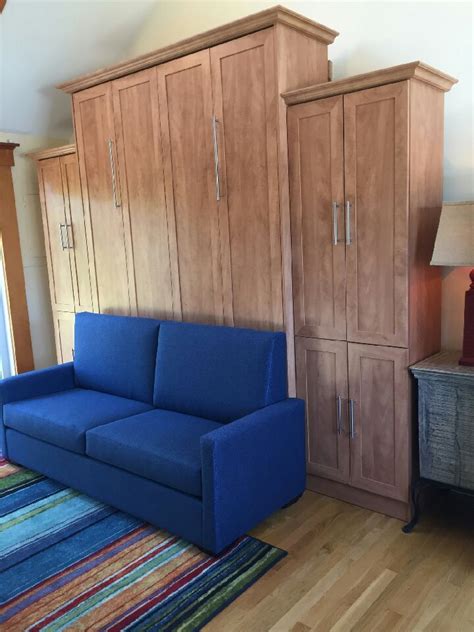 Queen Size Murphy Bed With Couch Hanaposy