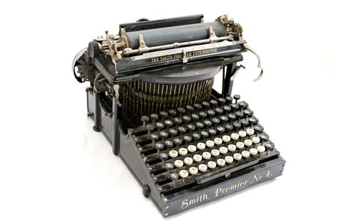 First Generation Smith Premier Typewriters Barcode Blog
