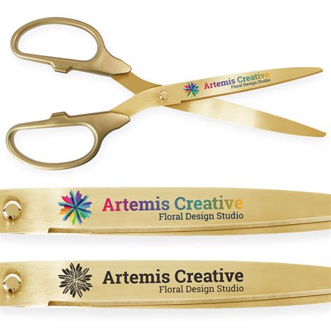 Ribbon Cutting Scissors Engraving Awards And Ts