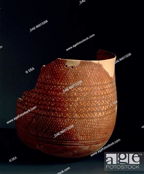 Prehistory Iraq Halaf Culture Painted Ceramic Pot Late 5th