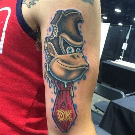 Maybe you would like to learn more about one of these? Donkey kong tatoo! popsicle, polo, helados, picole | Tattoos, Skull tattoo, Tatoos