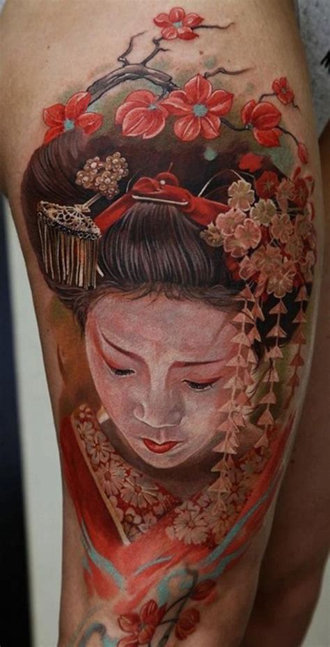 50 Beautiful Geisha Tattoos You Will Love Cuded Picture Tattoos