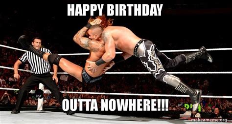 Happy Birthday Wrestling Meme Pro Wrestling Star