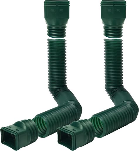 Amazon.com : Downspout Extensions, Brown 2 Pack Flexible Drain