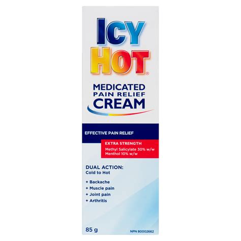 Icy Hot Extra Strength Medicated Pain Relief Cream 85 G Weshine Ca Health And Beauty