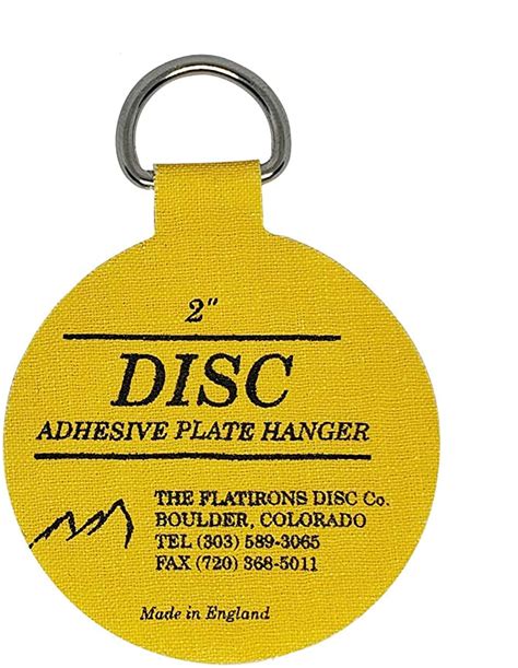 Flatirons Disc Adhesive Plate Hanger Set 6 2 Inch Hangers