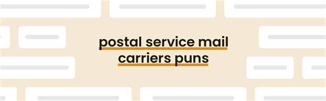 Postal Service Mail Carriers Puns Best Postal Service Mail Carriers Puns For Punpress