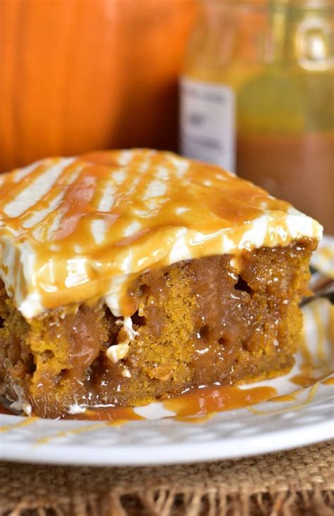 Salted Caramel Pumpkin Cake Will Cook For Smiles