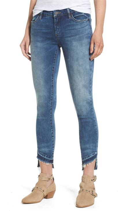 Blank Nyc Step Hem Skinny Jeans Fall Denim Trends 2017 Popsugar