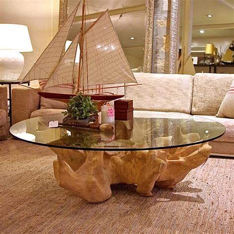 Furniture Winsome Tree Trunk Coffee Table With Unique