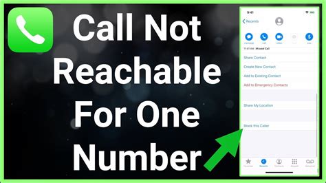 How To Block Phone Number By Setting Call Not Reachable Youtube