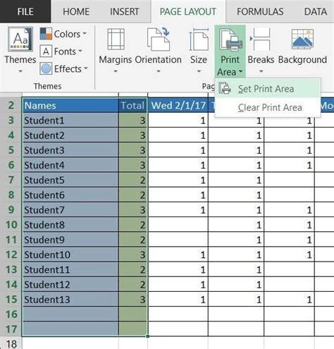 How To Create A Basic Attendance Sheet In Excel Microsoft Office