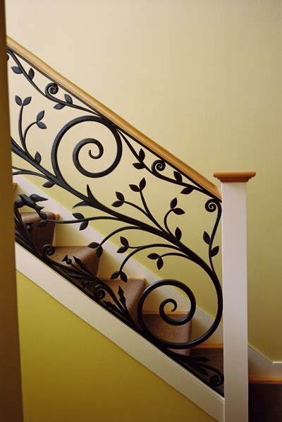 Modern Homes Iron Stairs Railing Designs Home Decorating