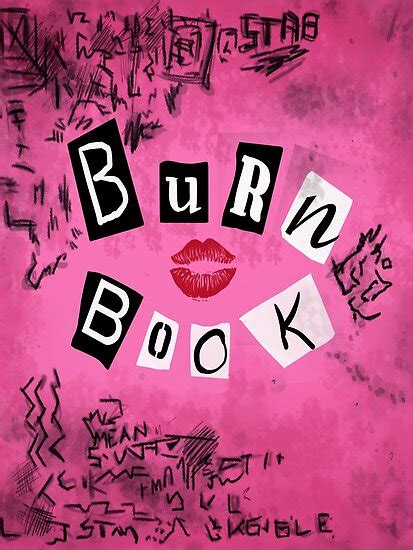 The Burn Book Posters By Ellador Redbubble