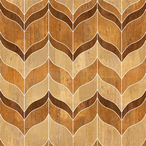 Abstract Wooden Paneling Pattern Seamless Background Wood Texture