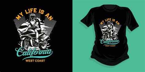 California bike T-shirt, reflecting your adventurous spirit and love