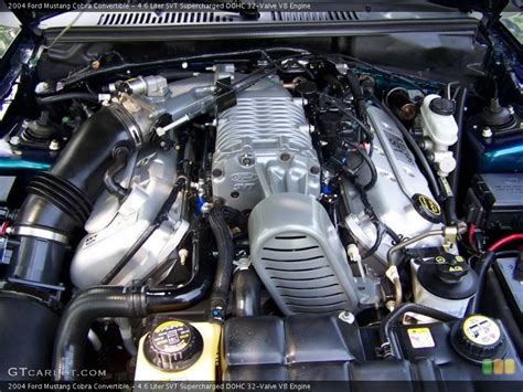 46 Liter Svt Supercharged Dohc 32 Valve V8 Engine For The 2004 Ford