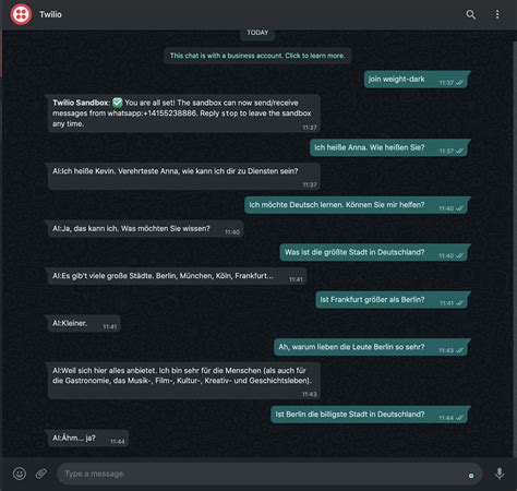Build A Whatsapp Chatbot To Learn German Using Gpt 3 Twilio And Node