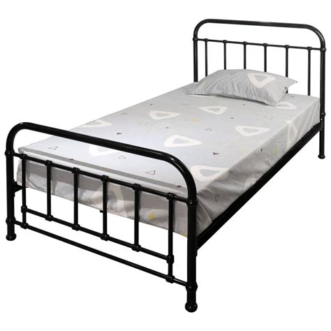 Corringle Metal Bed King Single Black