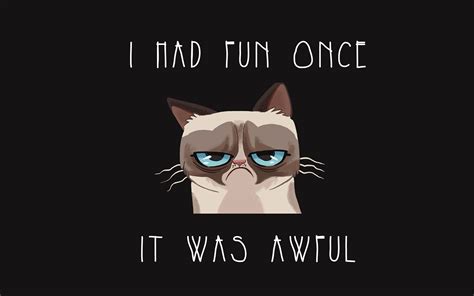 Wallpaper Illustration Cat Logo Cartoon Sadness Grumpy Cat