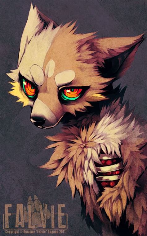 The Hunger Falvie Furry Art Anime Wolf Animal Art