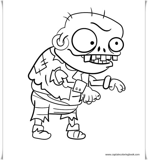 zombie coloring pages