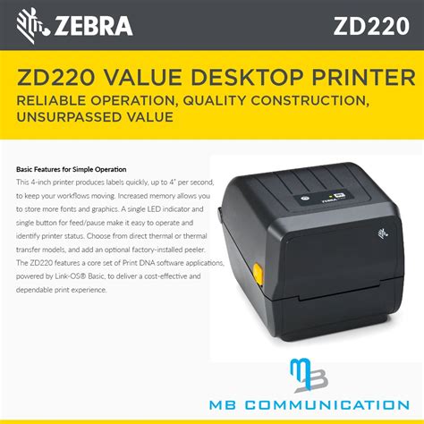 The zd220 desktop printer gives you reliable operation and basic features at an affordable price—both at the point of purchase and across the entire lifecycle. Zebra Zd220 Driver Windows 7 - Zebra Eltron Thermal ...