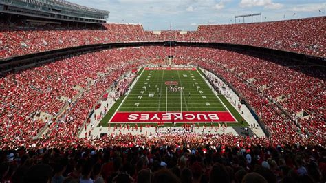 Ohio state university's mascot is the buckeye, which, unlike many universities, shares its mascot with no other university in the nation. Ohio State conceptualizing models to let 20,000 fans attend football games, AD Gene Smith says ...