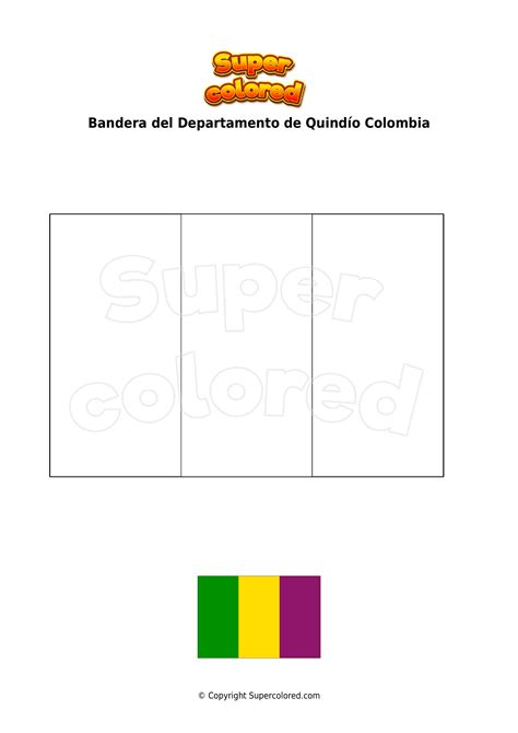 Bandera De Colombia Dibujo