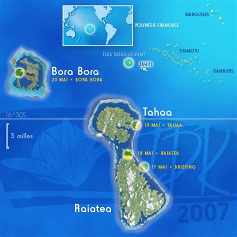 Raiatea French Polynesia Map Tahaa