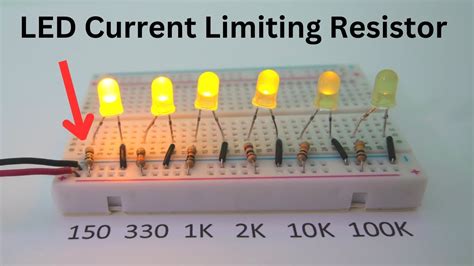 Led Current Limiting Resistor Values Youtube